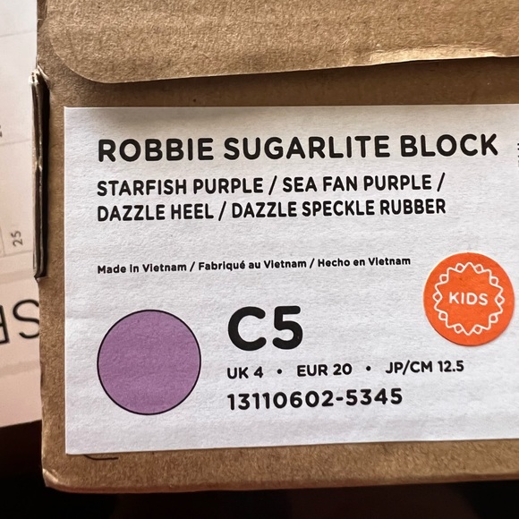 NEW Native Robbie Sugarlite Block in Starfish Purple - Picture 11 of 11